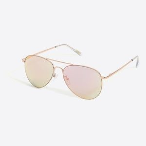 NWT J. Crew Aviator Sunglasses in Copper Ocean